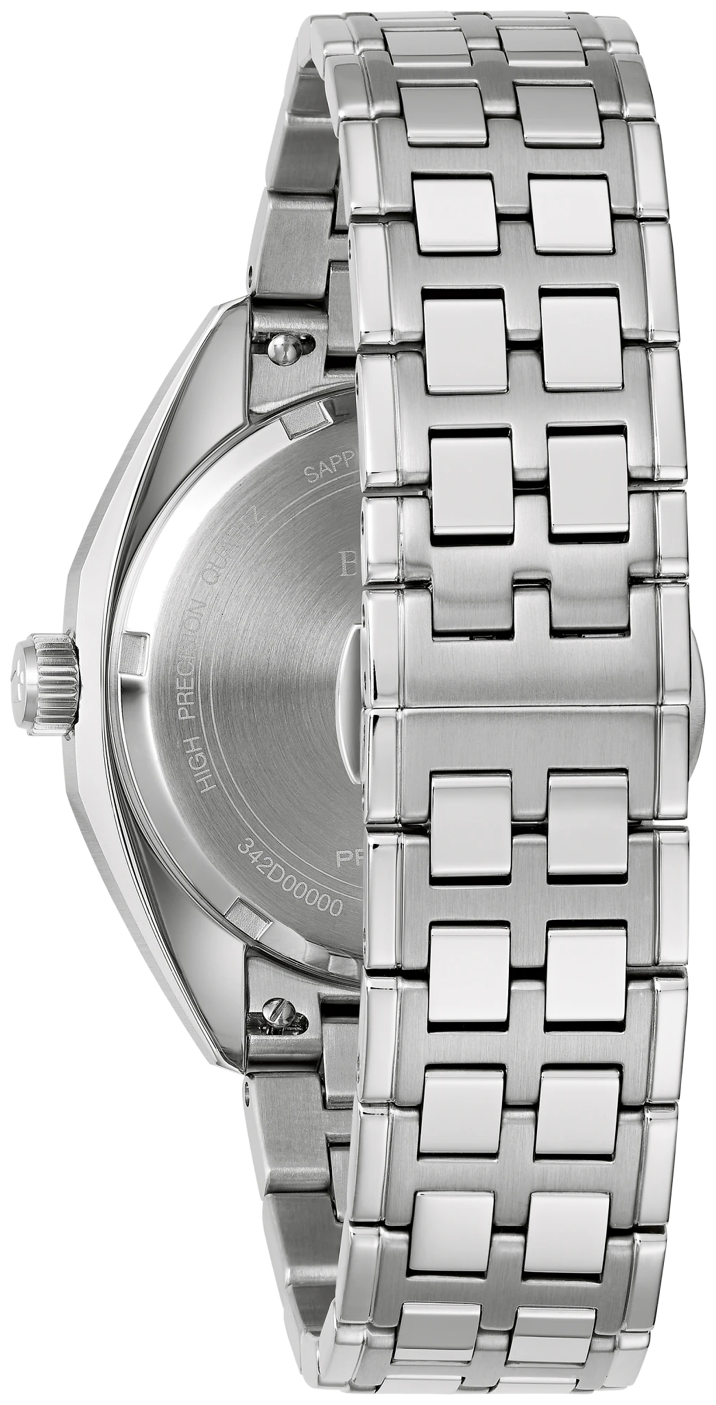 BULOVA 96B401 JET STAR RED DIAL STAINLESS STEEL MEN'S WATCH