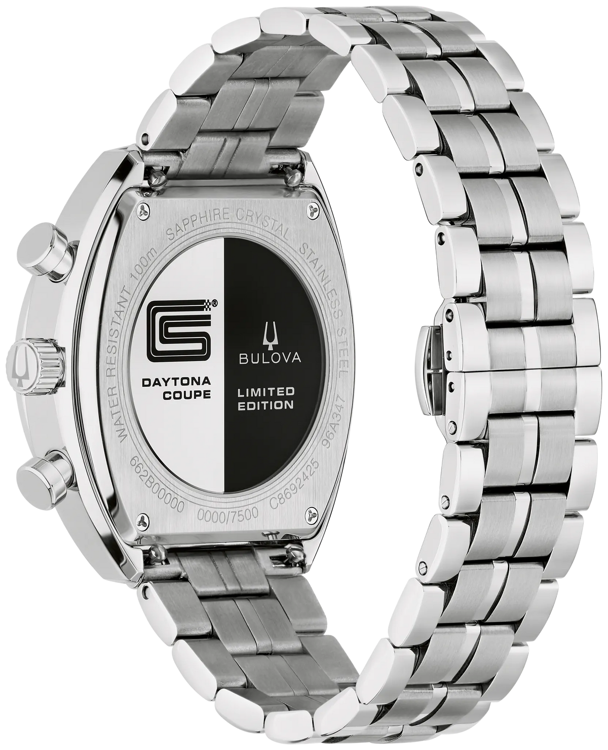 BULOVA 96K118 SHELBY® RACER CHRONOGRAPH SILVER DIAL LIMITED EDITION WATCH