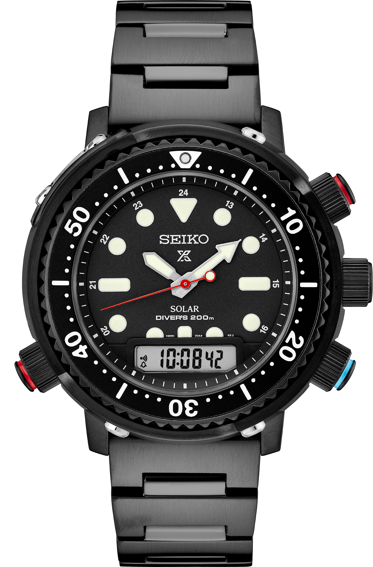 Seiko SNJ037 Prospex Solar Analog-Digital Diver's Watch Limited Edition Watch
