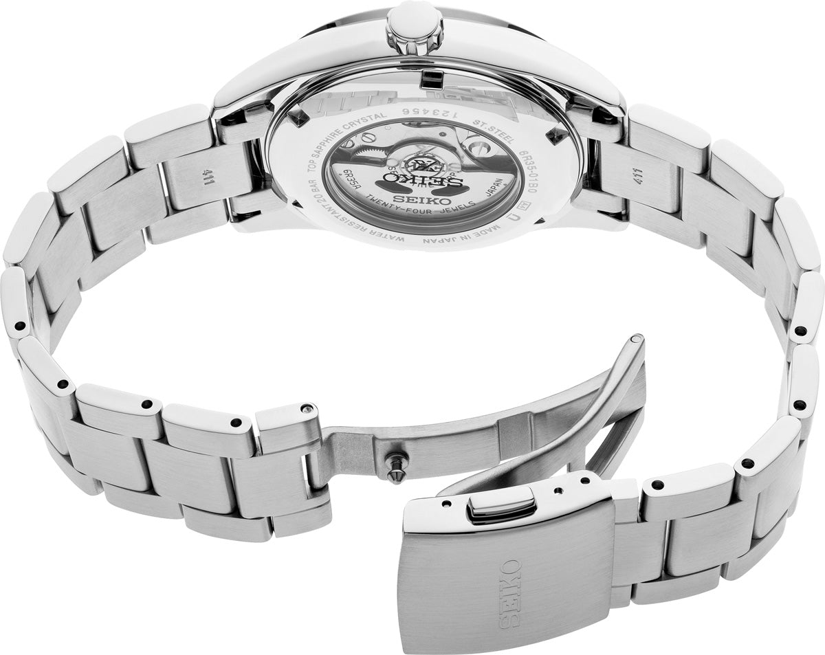 SEIKO SPB155 PROSPEX ALPINIST GREEN DIAL STAINLESS STEEL WATCH