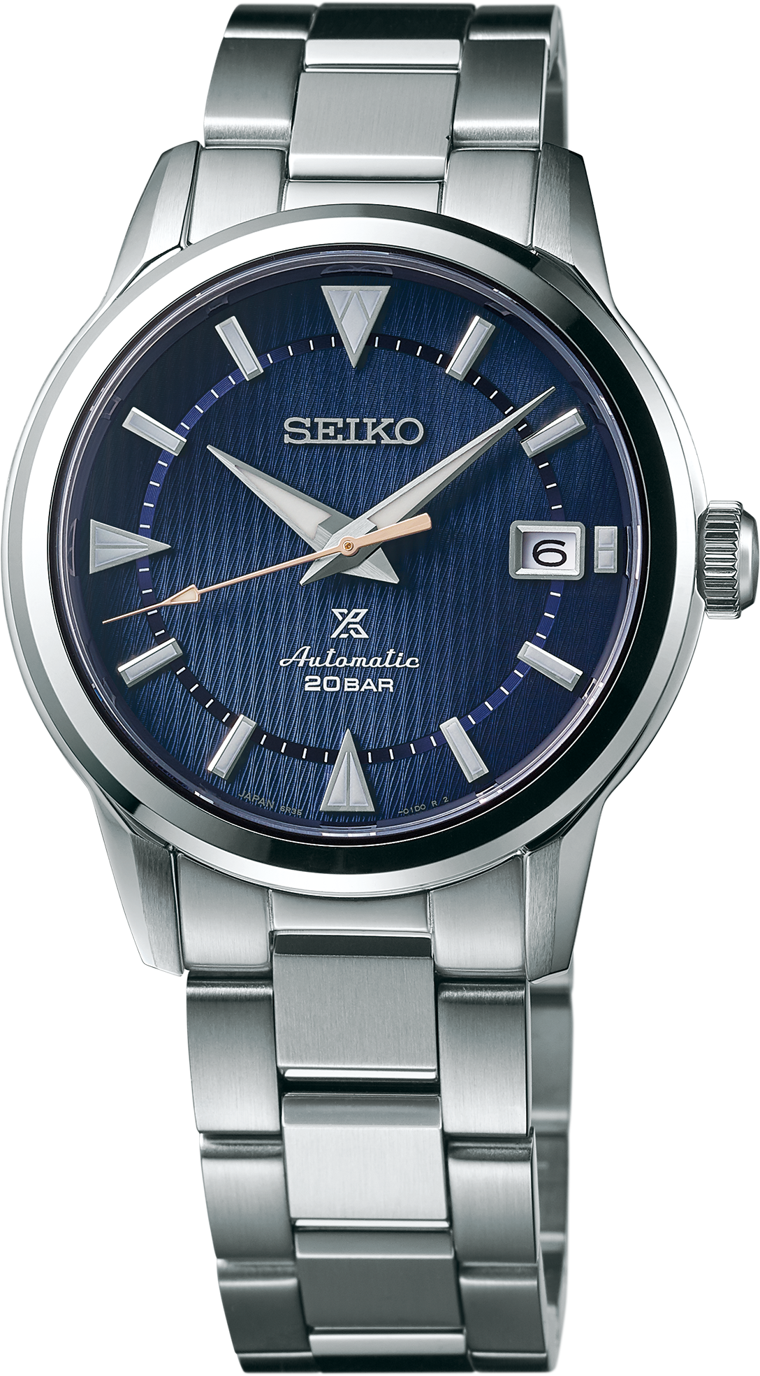 SEIKO SPB249 PROSPEX ALPINIST BLUE DIAL STAINLESS STEEL WATCH