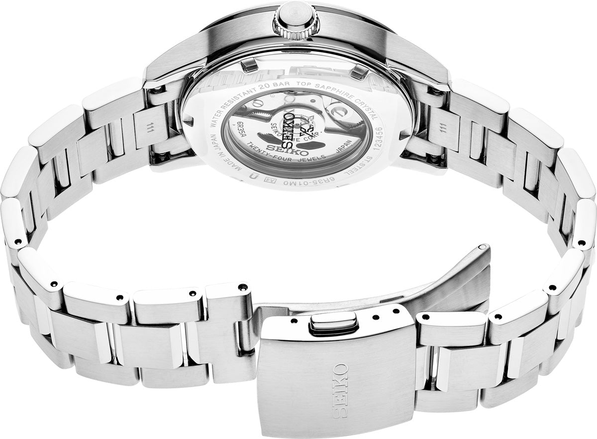 SEIKO SPB249 PROSPEX ALPINIST BLUE DIAL STAINLESS STEEL WATCH