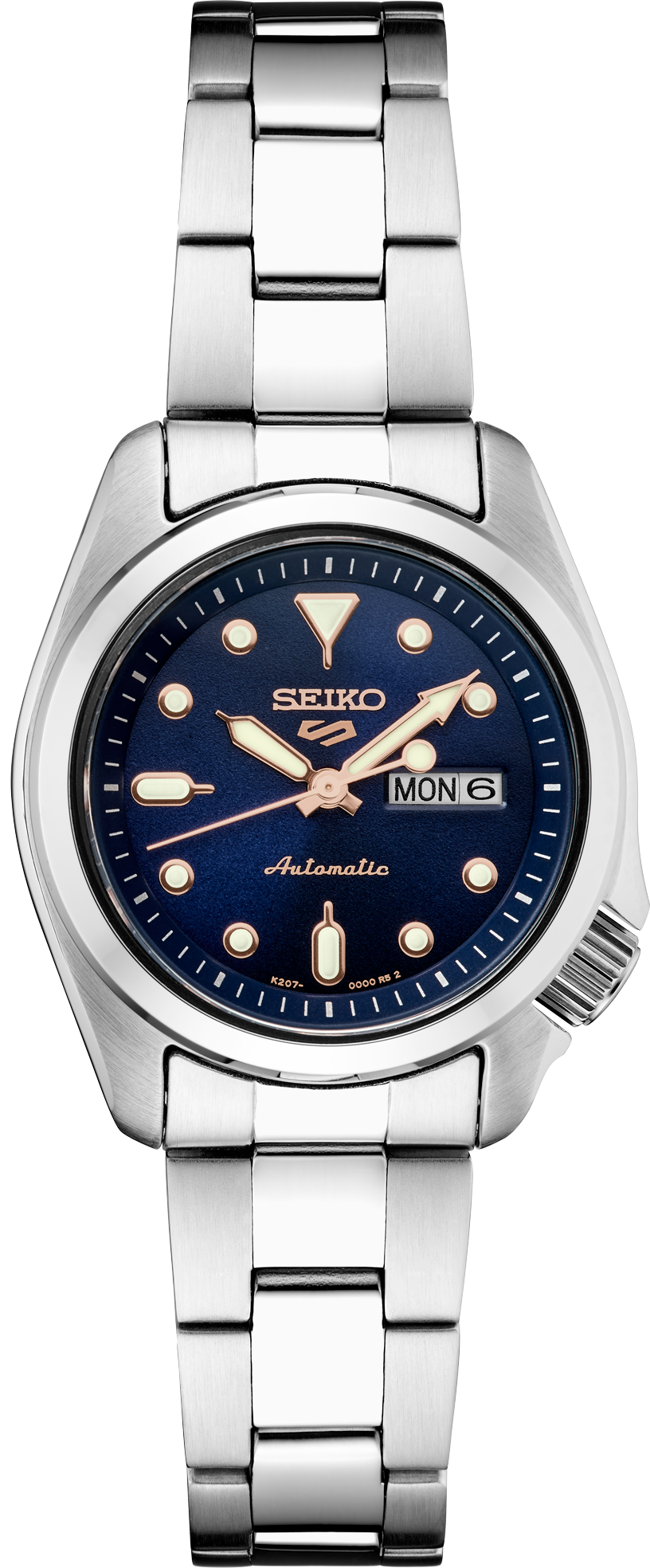 SEIKO SRE003 5 SPORTS LADIES BLUE DIAL STAINLESS STEEL WATCH