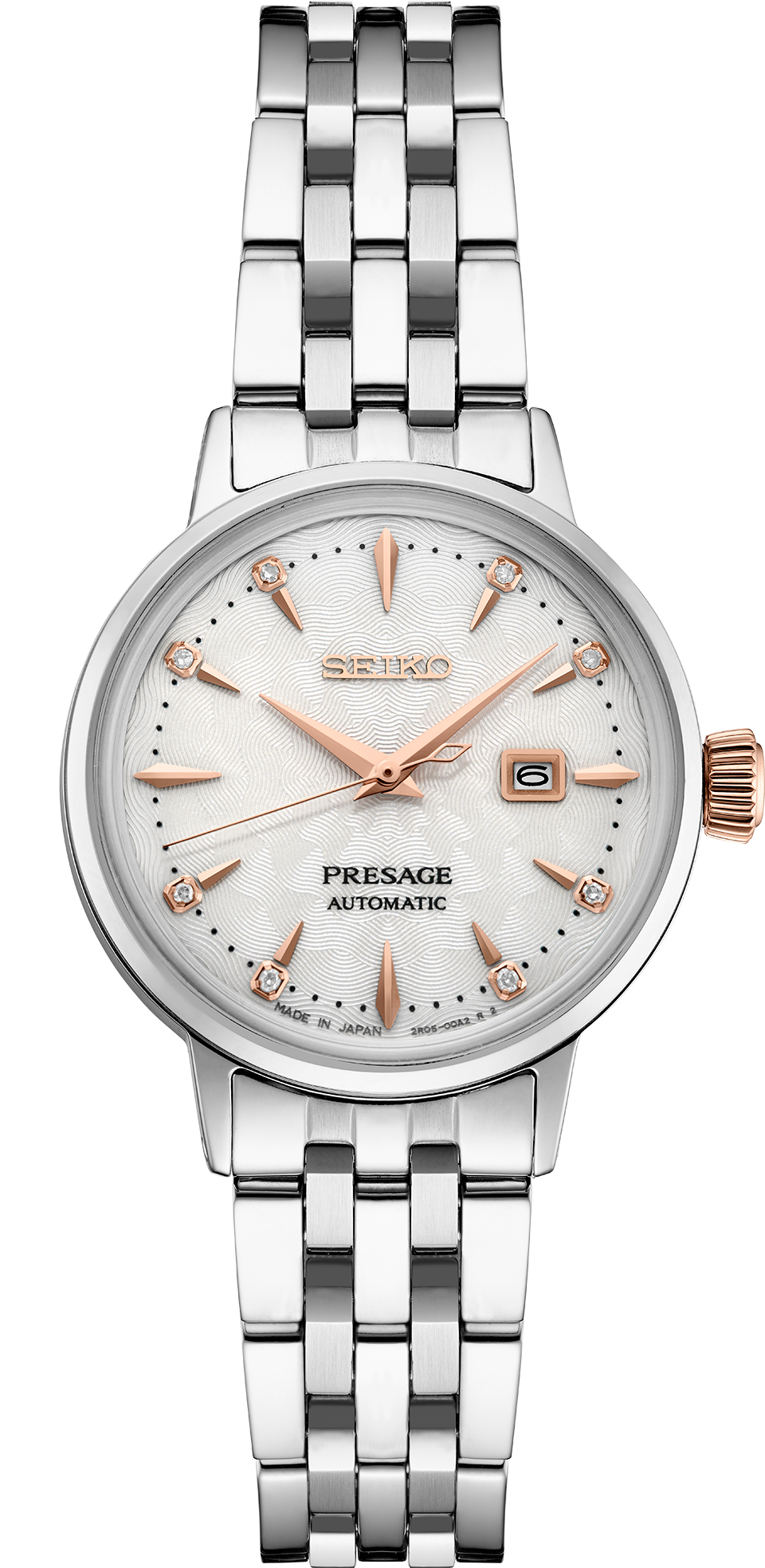 SEIKO SRE009 PRESAGE COCKTAIL TIME STAINLESS STEEL WHITE DIAL WATCH