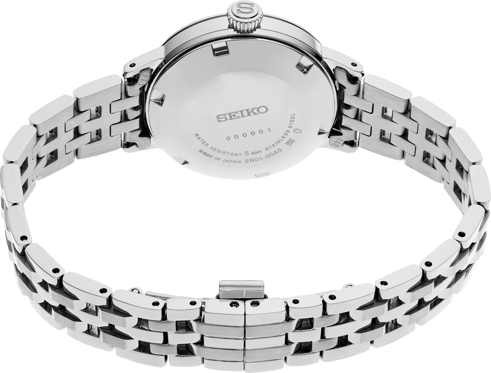 SEIKO SRE017 PRESAGE COCKTAIL TIME SILVER DIAL STAINLESS STEEL WATCH