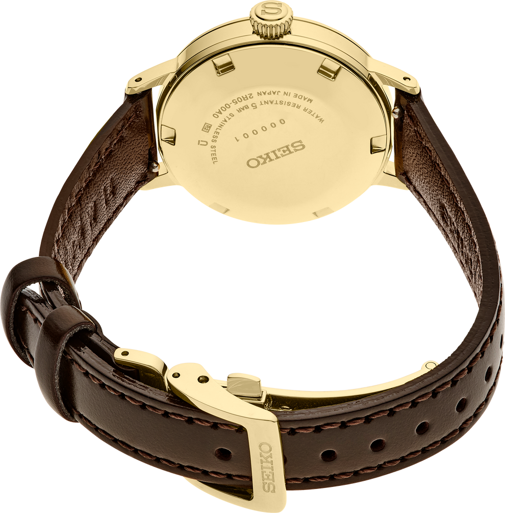 SEIKO SRE020 PRESAGE COCKTAIL TIME LEATHER BAND WATCH
