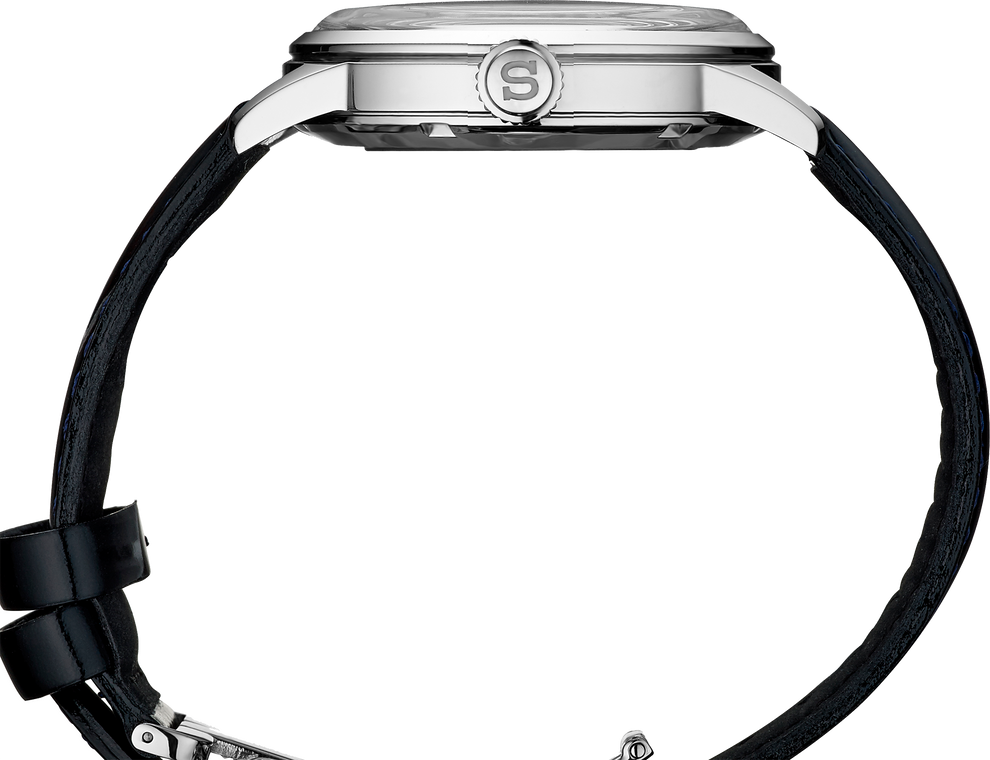 SEIKO SRPB43 PRESAGE COCKTAIL TIME LIGHT BLUE DIAL LEATHER BAND AUTOMATIC WATCH