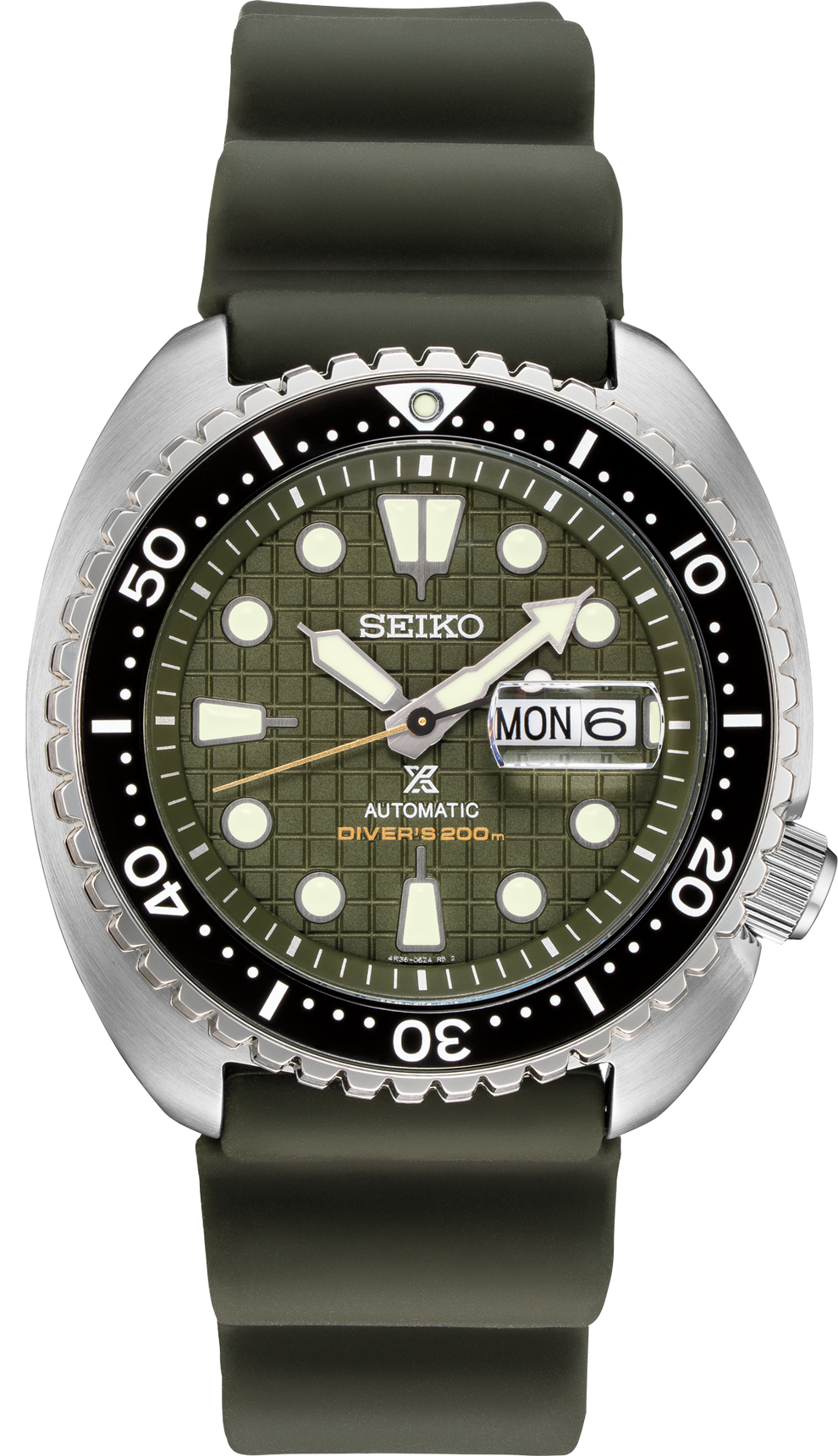 SEIKO SRPE05 PROSPEX AUTOMATIC KING DIVER GREEN DIAL WATCH