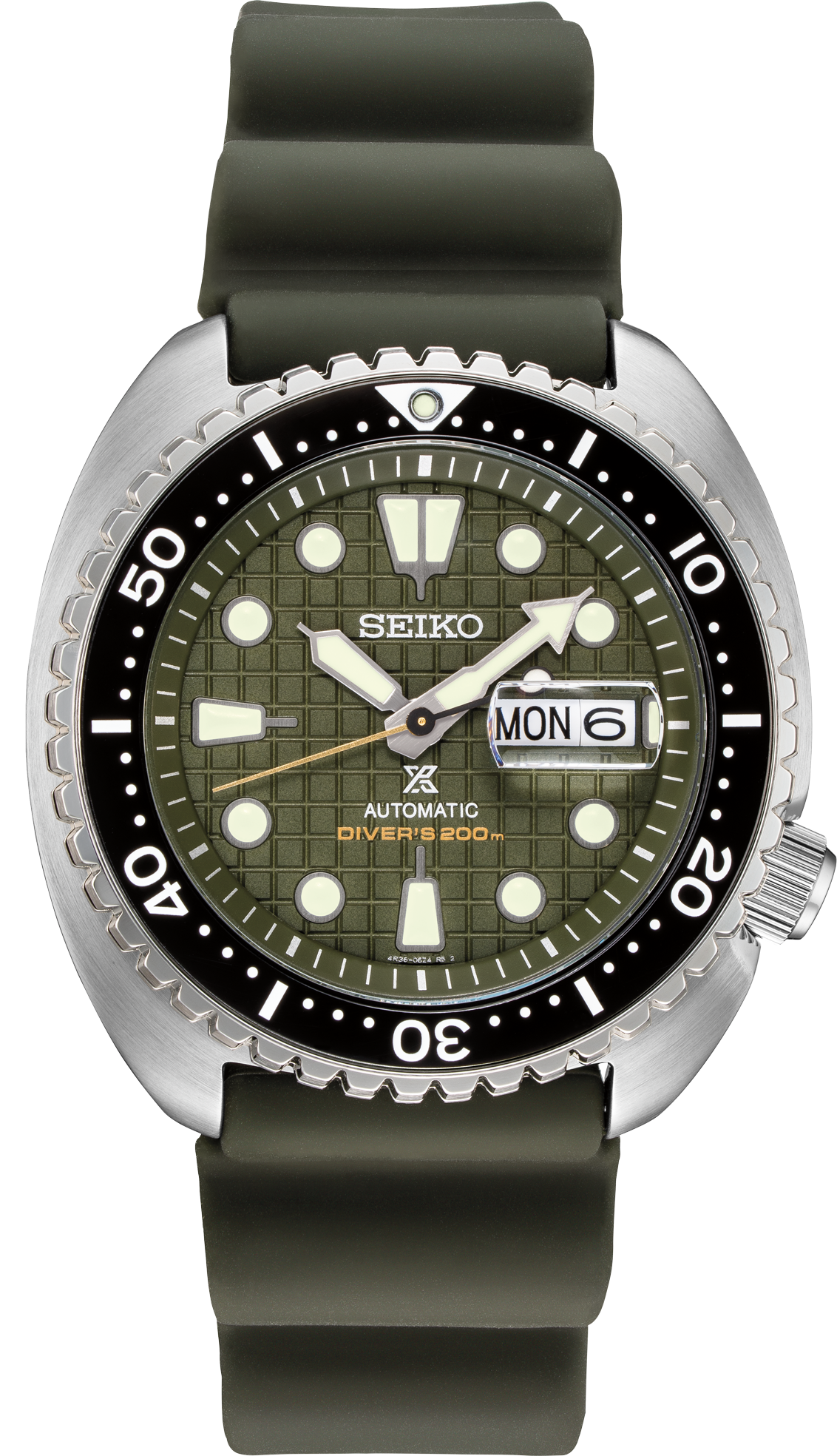 SEIKO SRPE05 PROSPEX TURTLE 45MM CASE RUBBER STRAP AUTOMATIC WATCH