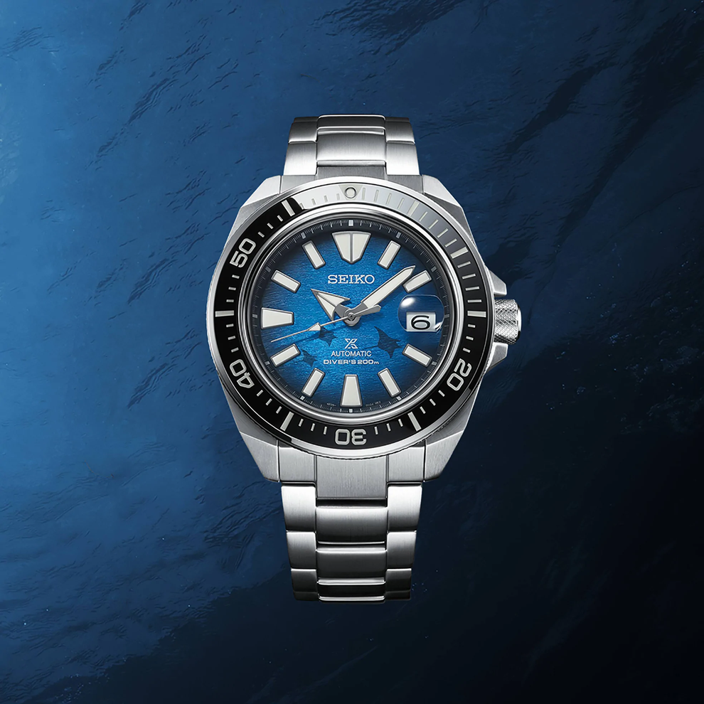 SEIKO SRPE33 PROSPEX SAMURAI MANTA RAY SPECIAL EDITION WATCH