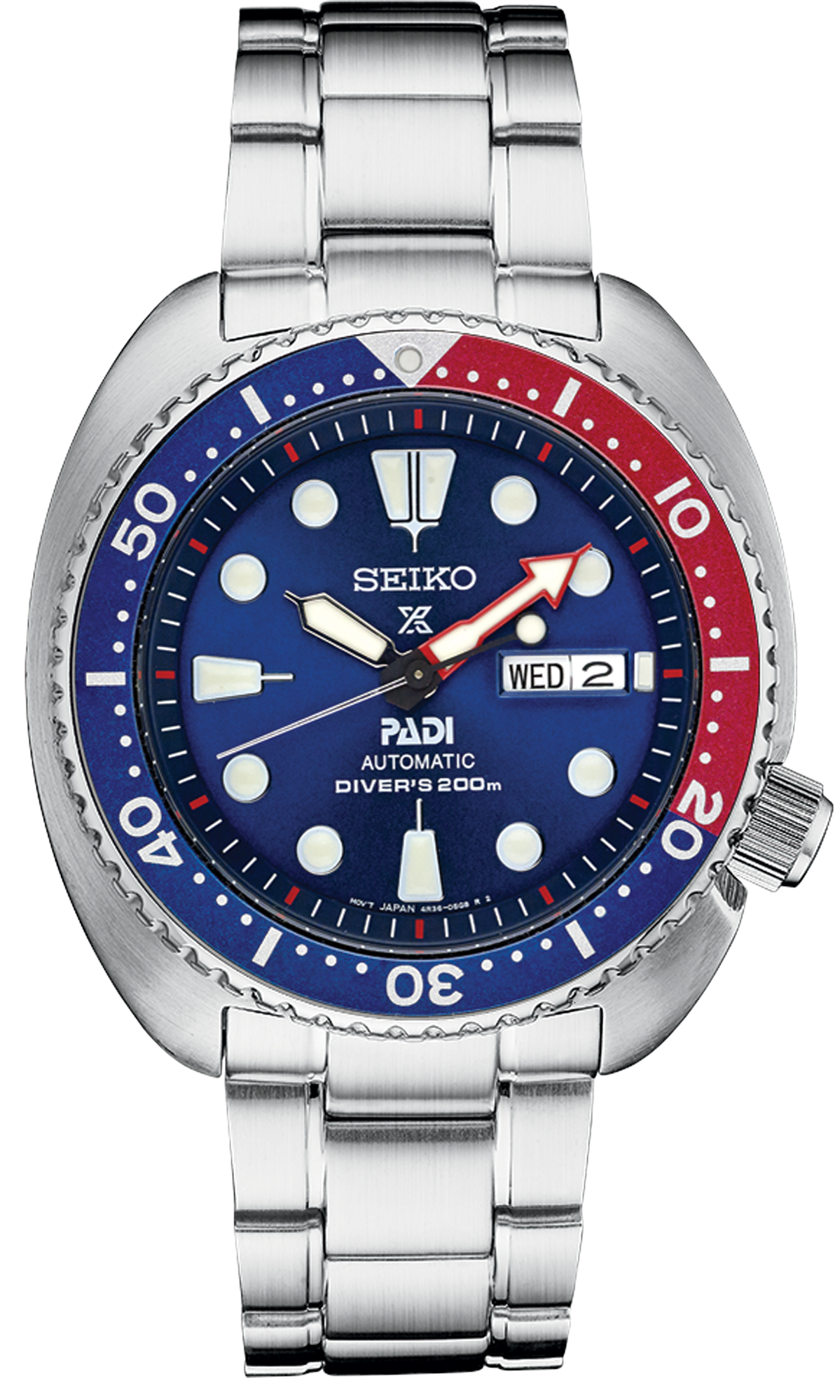 SEIKO SRPE99 PROSPEX TURTLE SPECIAL EDITION PADI 45MM WATCH