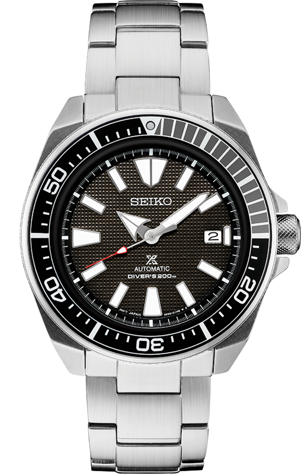 SEIKO SRPF03 PROSPEX AUTOMATIC SAMURAI DIVER STAINLESS STEEL WATCH