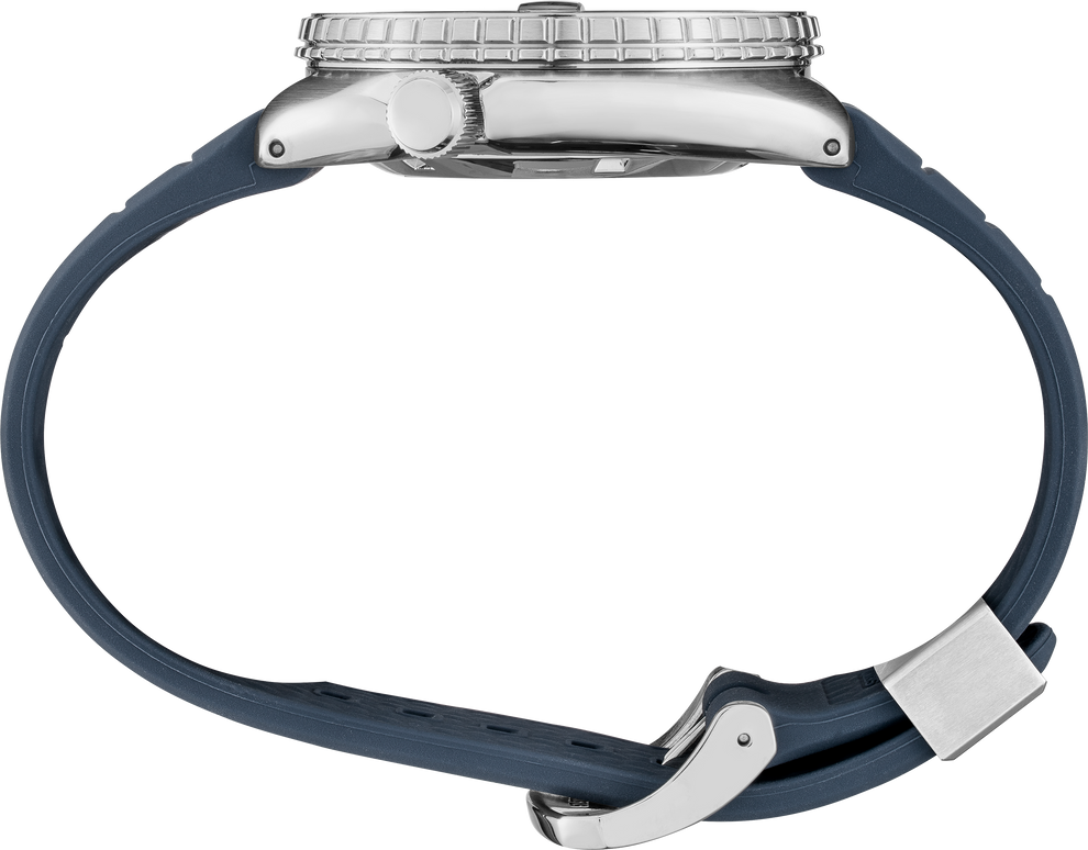 SEIKO SRPF77 PROSPEX SPECIAL EDITION MANTA RAY BLUE DIAL SILICONE BAND WATCH