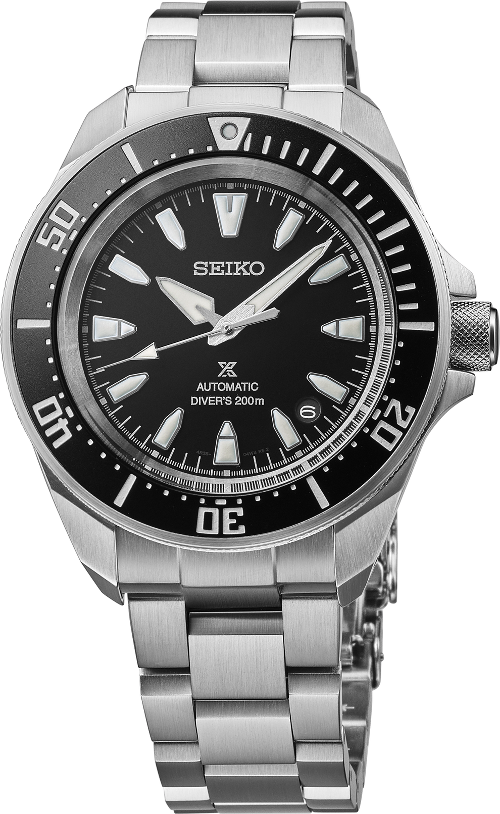 SEIKO SRPL13 PROSPEX AUTOMATIC DIVER BLACK DIAL STAINLESS STEEL WATCH