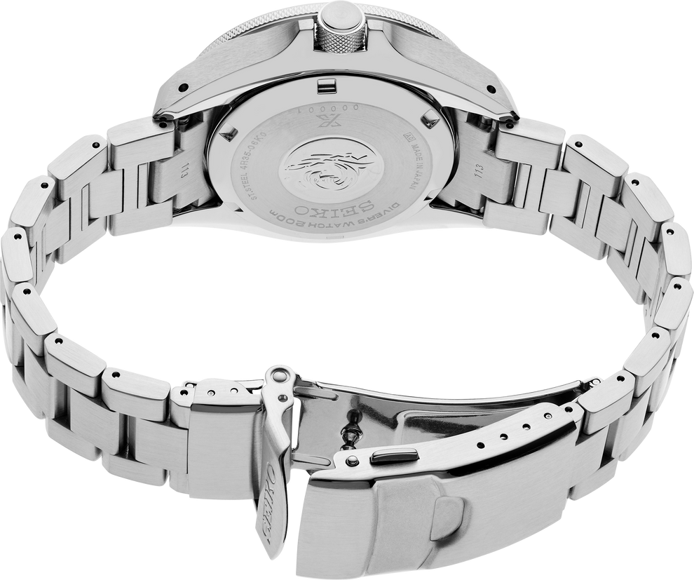 SEIKO SRPL13 PROSPEX AUTOMATIC DIVER BLACK DIAL STAINLESS STEEL WATCH