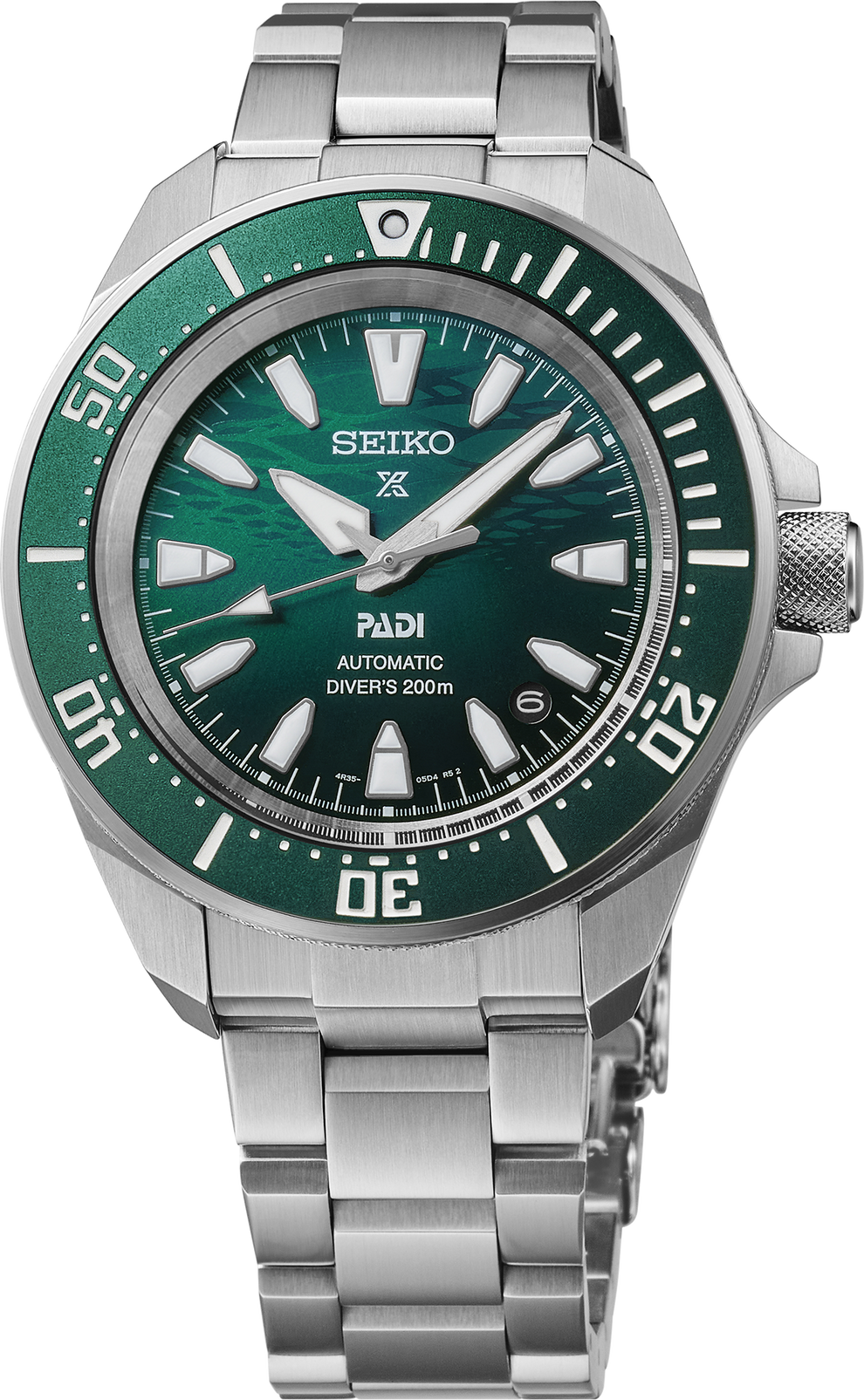 SEIKO SRPL53 PROSPEX AUTOMATIC PADI SPECIAL EDITION GREEN DIAL WATCH