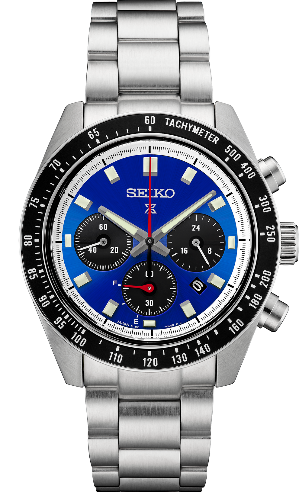 SEIKO SSC931 PROSPEX SPEEDTIMER SOLAR CHRONOGRAPH BLUE DIAL WATCH
