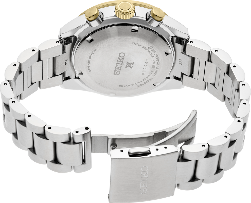 SEIKO SSC941 PROSPEX SPEEDTIMER SOLAR CHRONOGRAPH STAINLESS STEEL WATCH