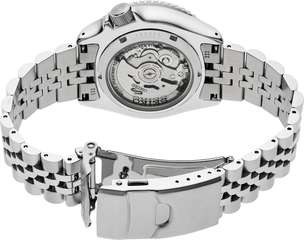 SEIKO SSK033 5 SPORTS SKX GMT WHITE DIAL STAINLESS STEEL AUTOMATIC WATCH